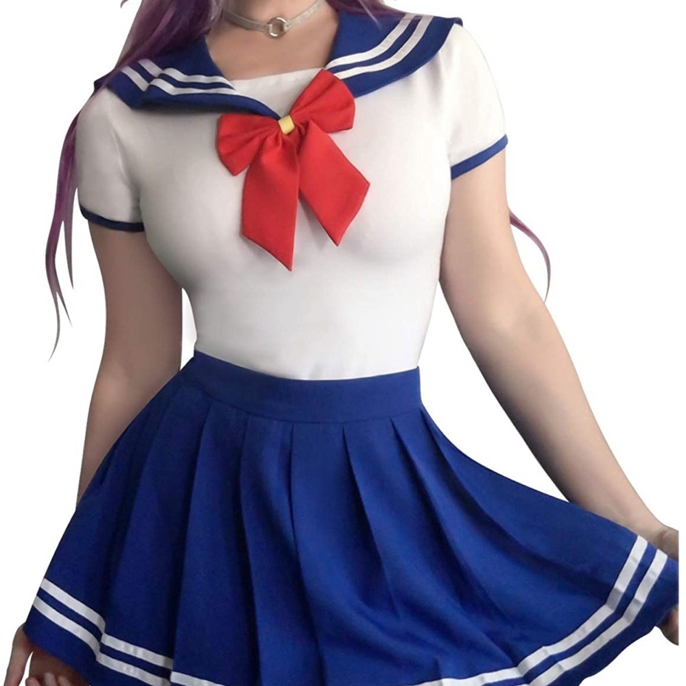 Cotton Romper Onesie Pajamas Bodysuit Cosplay Magical Onesie Skirt Set